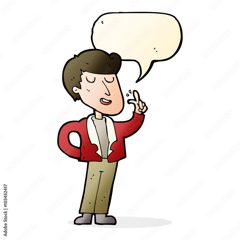 cartoon cool guy snapping fingers with speech bubble cartoon cool guy snapping fingers with speech bubble