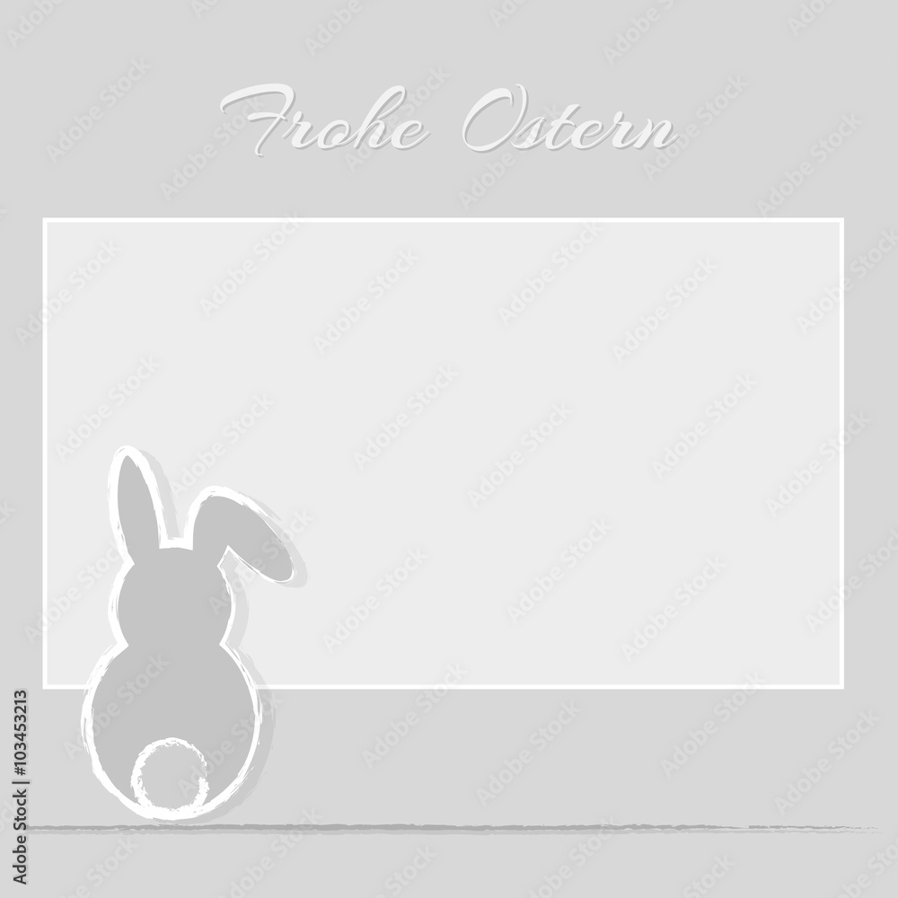 Obraz premium Osterhase - Frohe Ostern