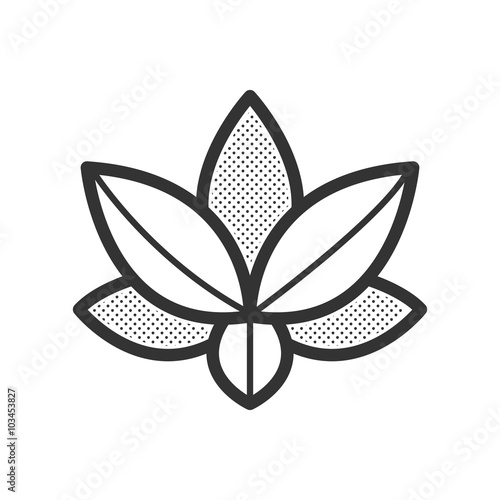 lotus icon vector design eps10