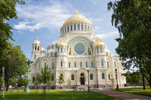 Naval cathedral of Saint Nicholas in Kronstadt