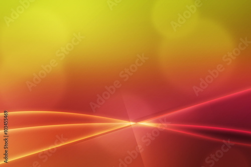 Abstract Light Waves Warm Backdrop