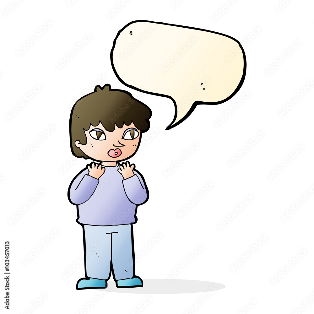 cartoon worried person with speech bubble cartoon worried person with speech bubble