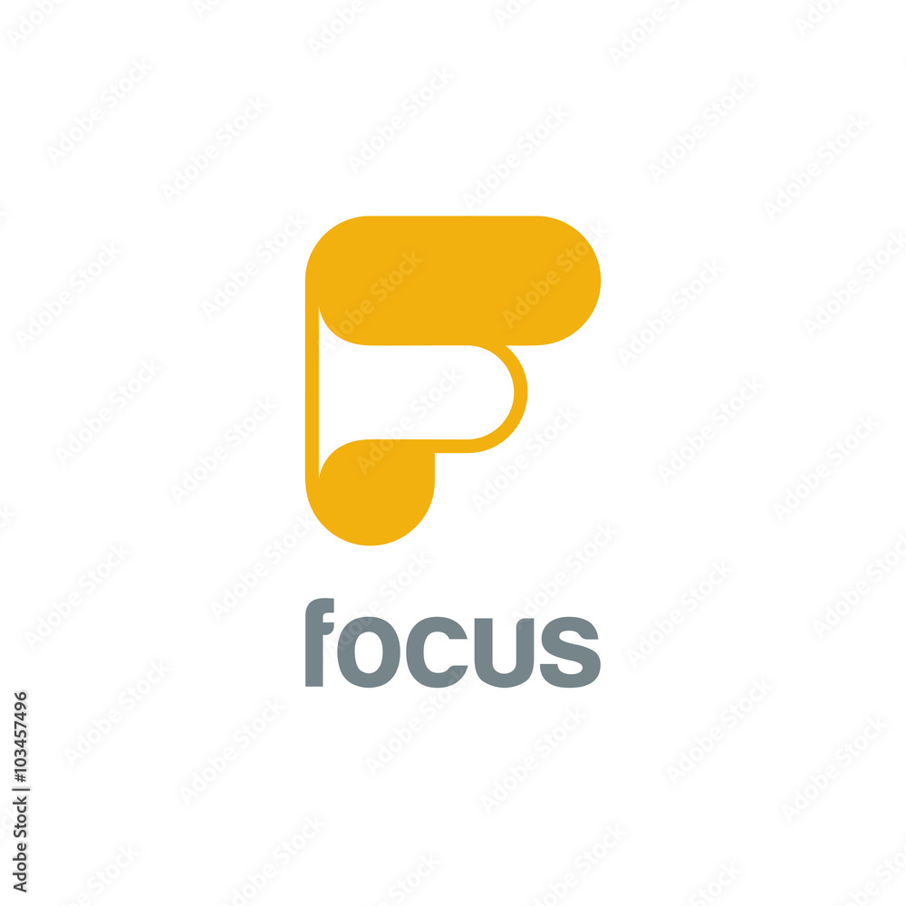 Fototapeta premium Letter F Logo design vector template. Font Logotype