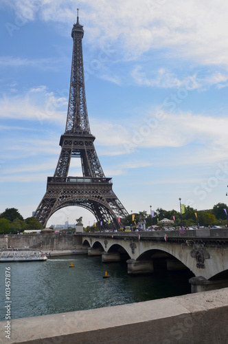  Eiffel Tower - The most famous symbol of Paris © wjarek