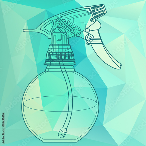 Spray trigger, atomizer, sprayer, pulverizer, air gun.