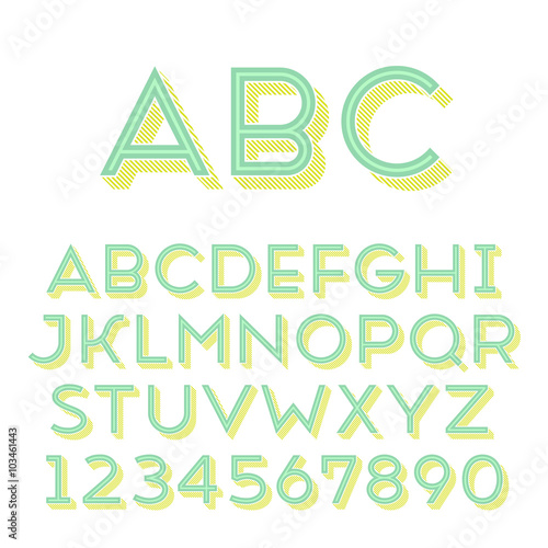 Handmade sans-serif font
