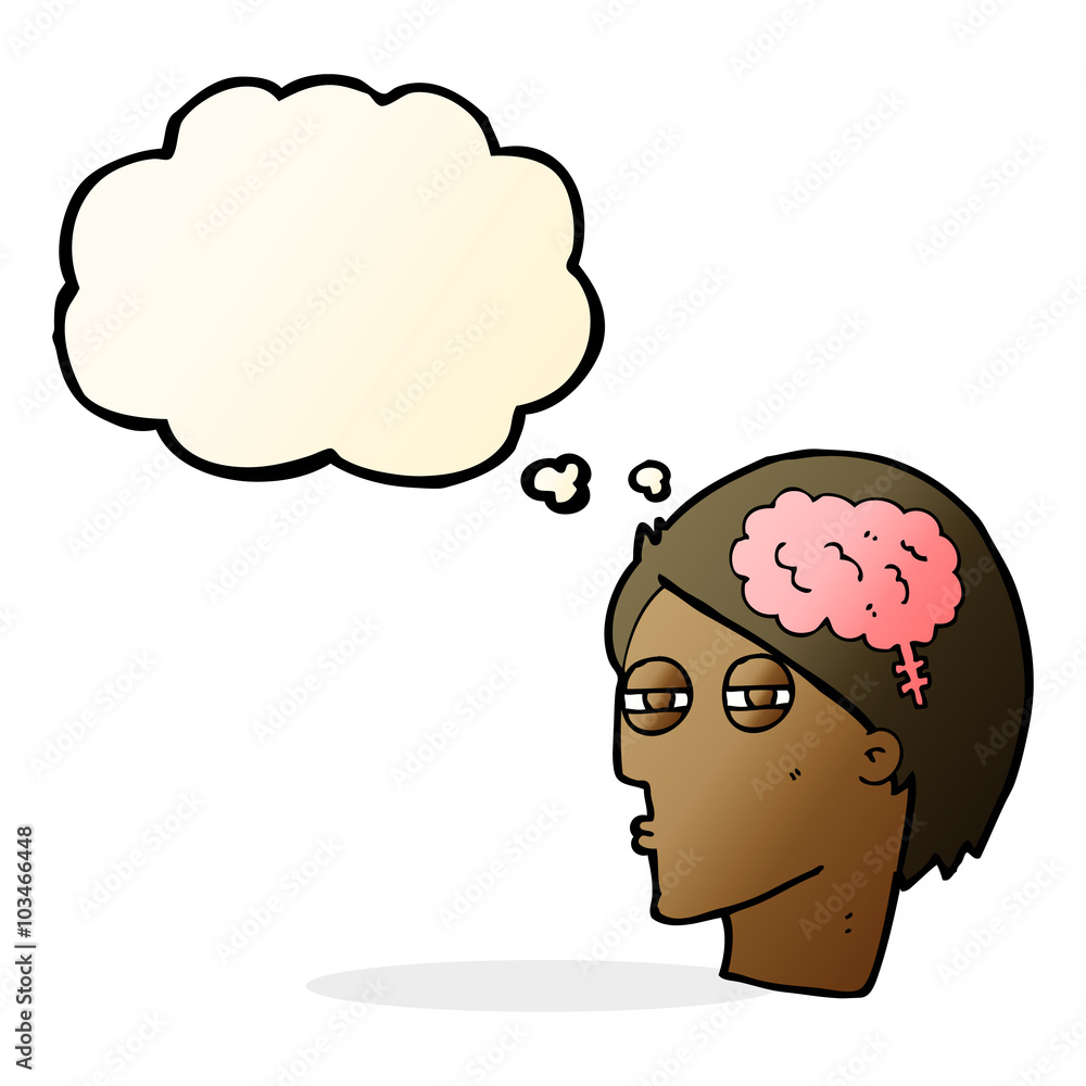 cartoon man thinking carefully with thought bubble cartoon man thinking carefully with thought bubble