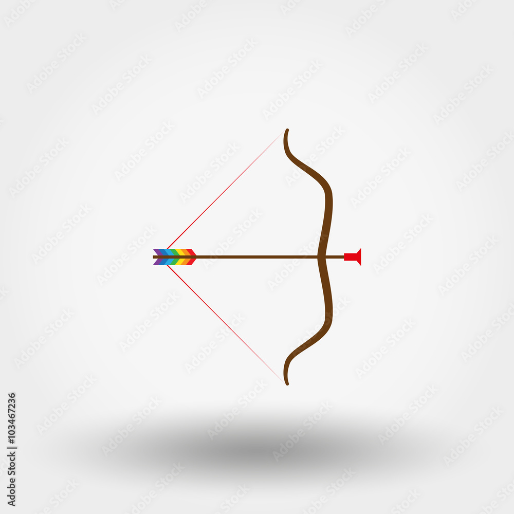 Fototapeta premium Bow and arrow toy.