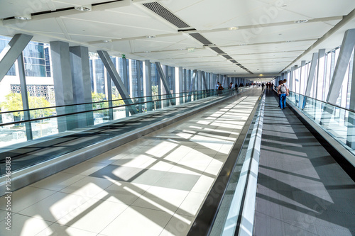 Automatic stairs in Dubai metro