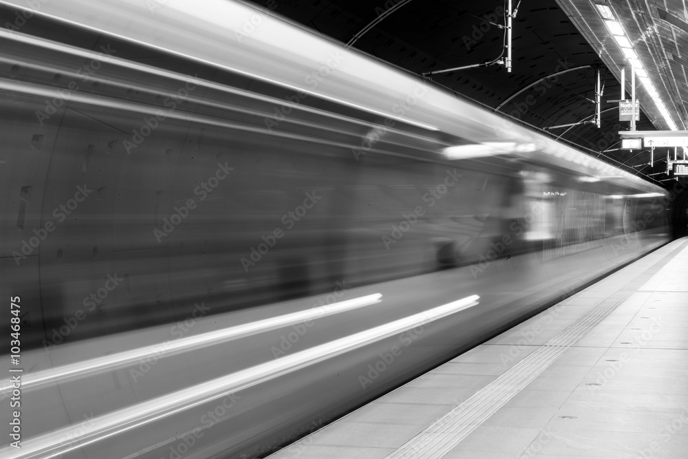 subway speed blur background black white subway speed blur background black white