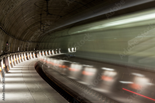 subway speed blur background