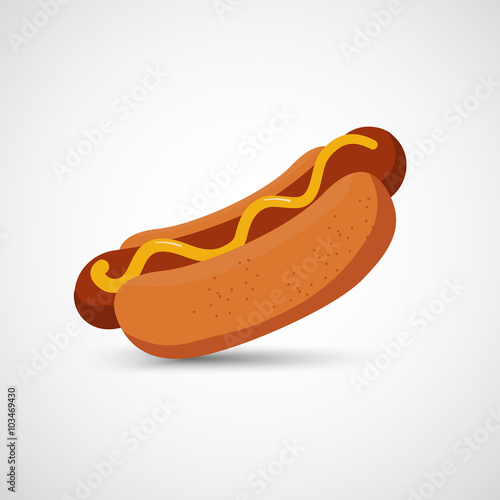 Vector Hot Dog illustration