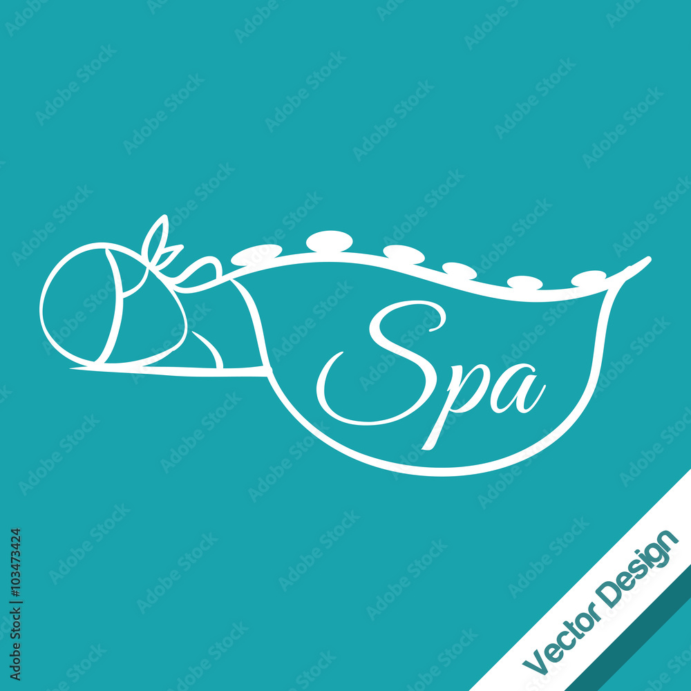 Naklejka premium Spa center design 