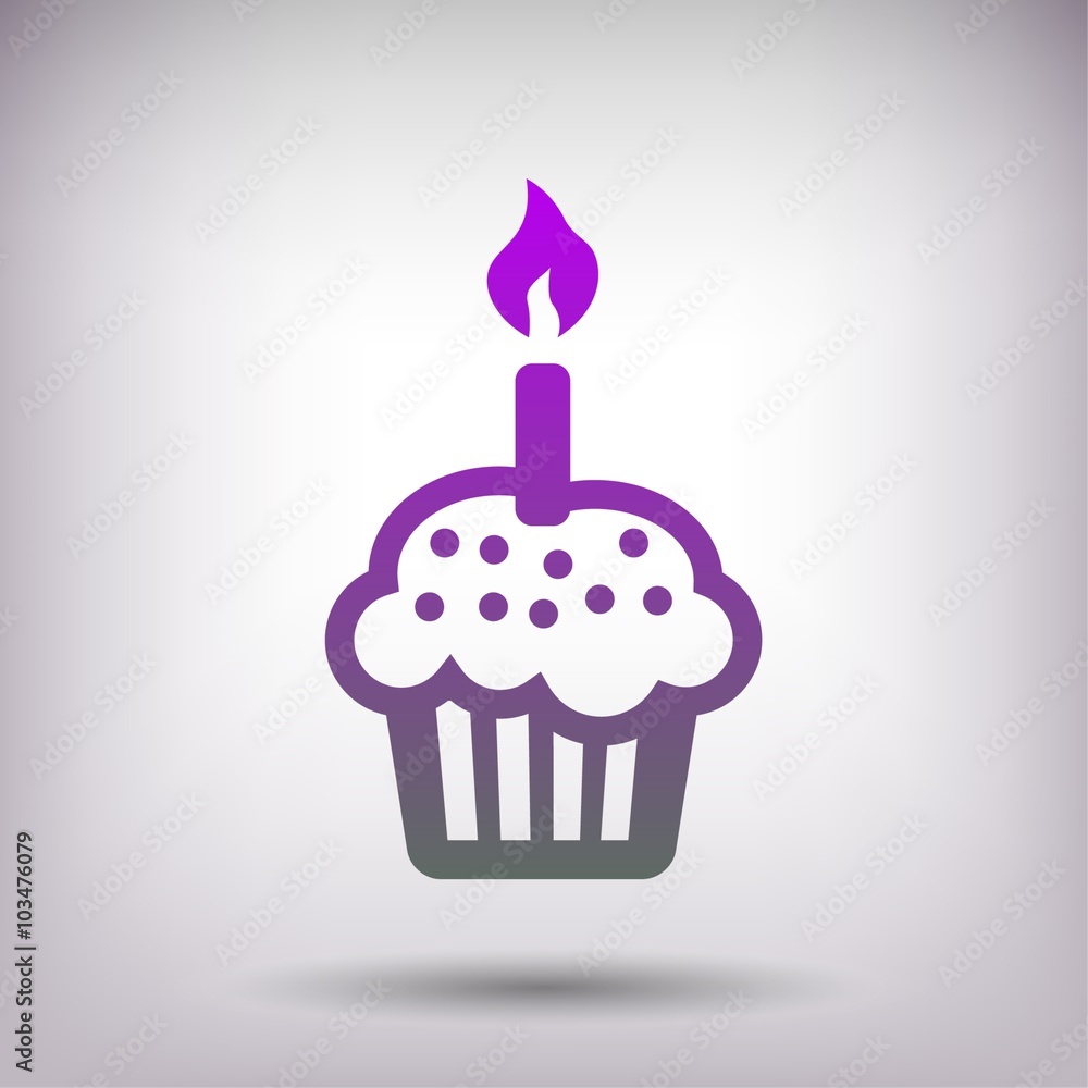 Pictograph of cake Pictograph of cake