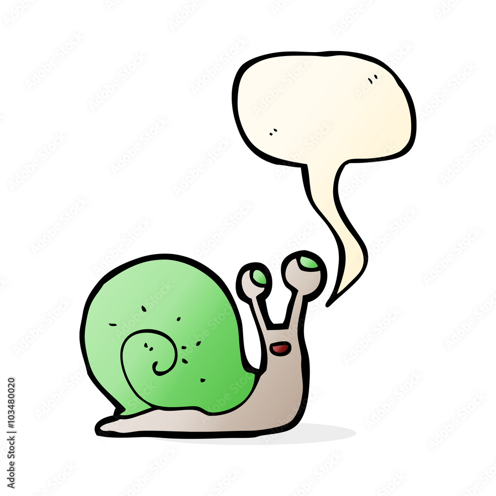 cartoon snail with thought bubble cartoon snail with thought bubble