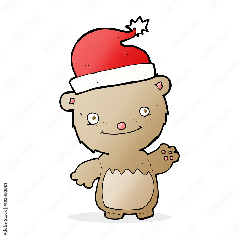 cartoon christmas teddy bear cartoon christmas teddy bear