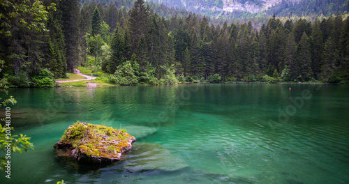 Fototapeta Naklejka Na Ścianę i Meble -  Tovel lake, Dolomites