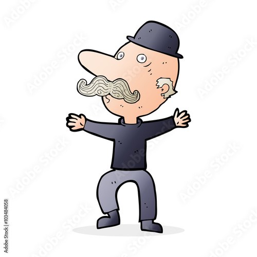 cartoon wealthy fello
