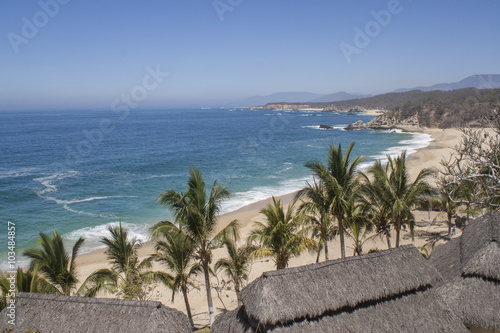 Playa en Michoacán México