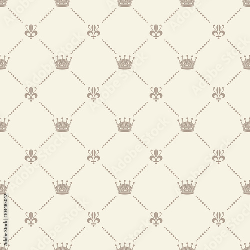 Crown royal seamless pattern