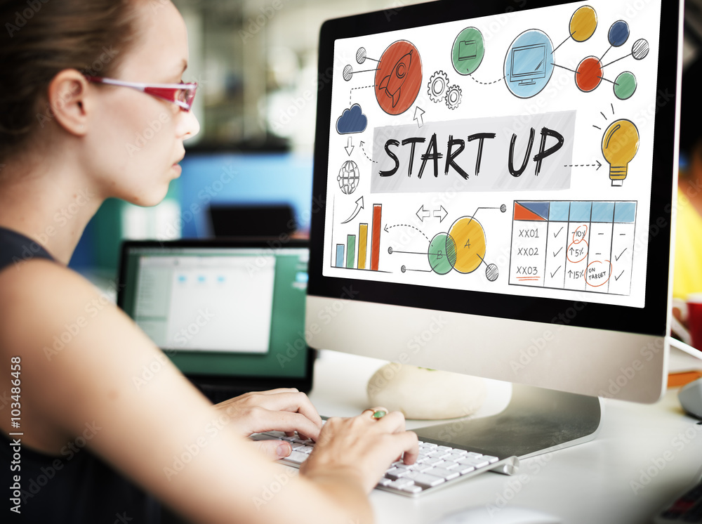 Start up Launch Business Ideas Growth Success Concept Start up Launch Business Ideas Growth Success Concept