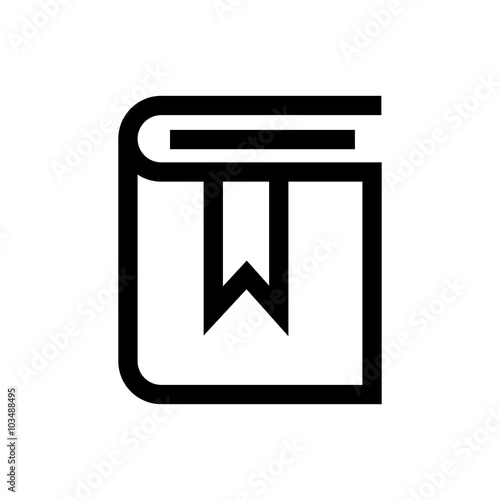 Book line icon.