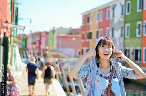 ブラーノ島の街並み