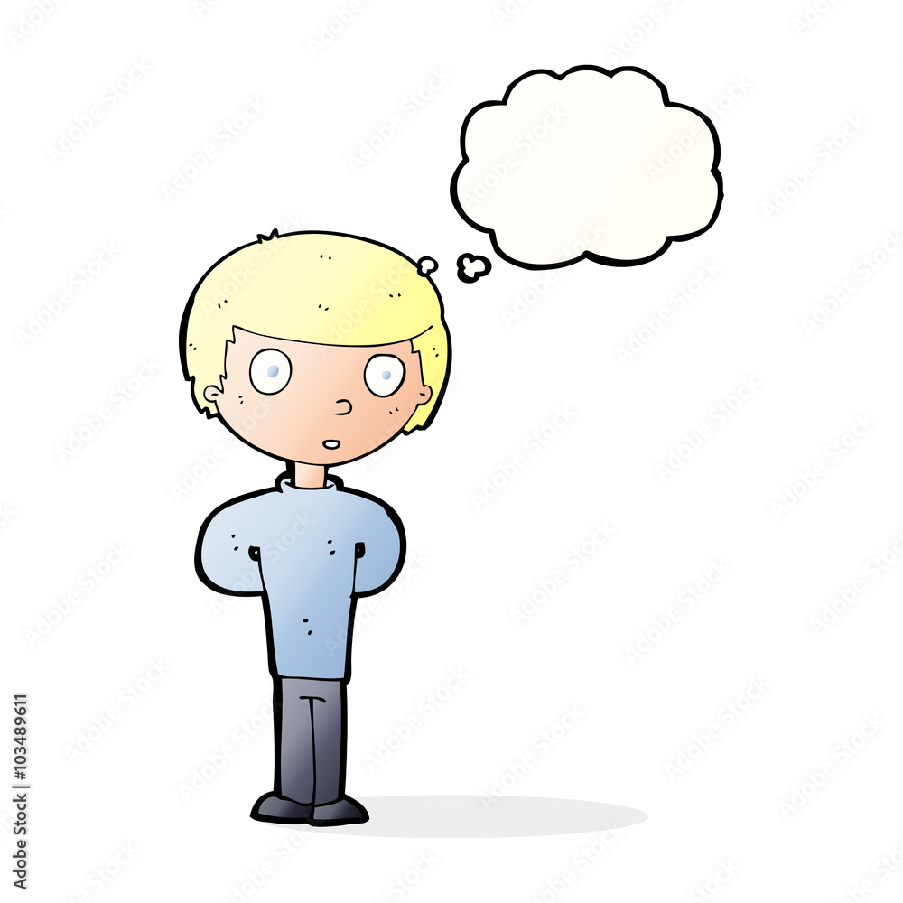 cartoon worried man with thought bubble cartoon worried man with thought bubble