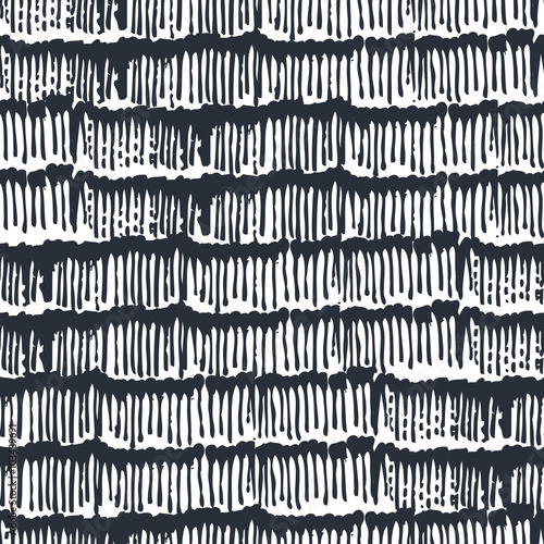 Hand drawn abstract seamless repeat pattern, textured background
