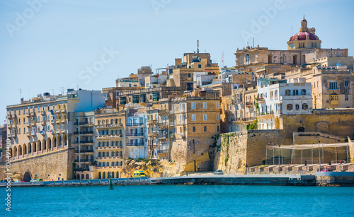 view on Valletta from sea