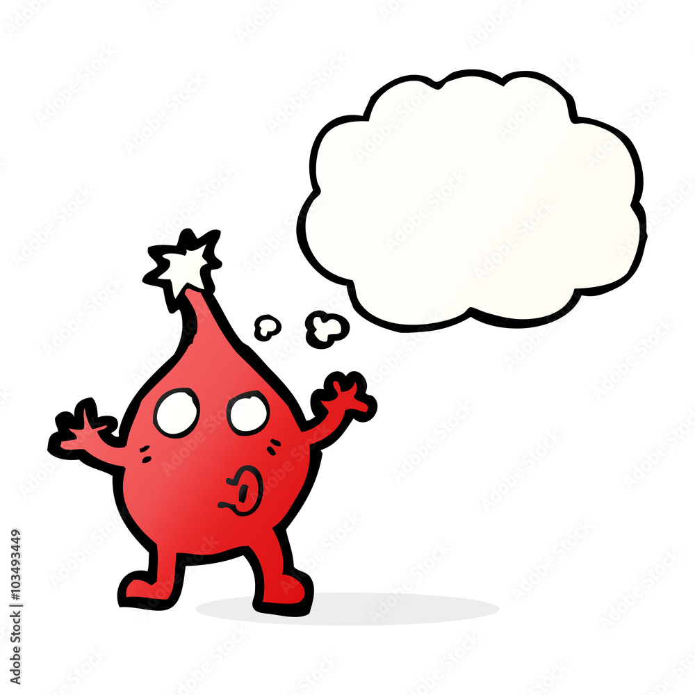 cartoon funny christmas character with thought bubble cartoon funny christmas character with thought bubble