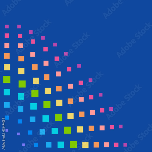 Rainbow element in a lot of squares