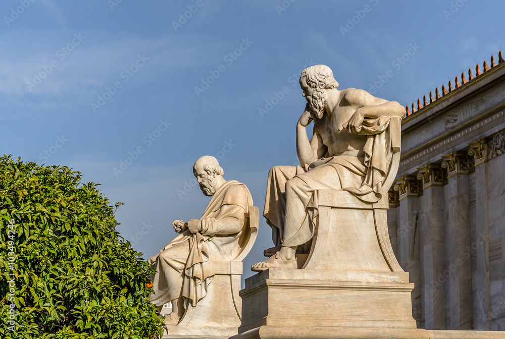 Greek Philosophers Plato and Socrates