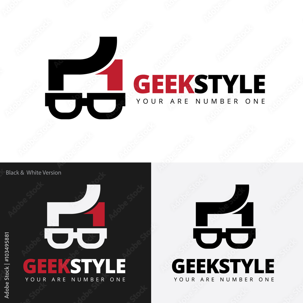 hipster logo,Geek logo,vector logo template hipster logo,Geek logo,vector logo template