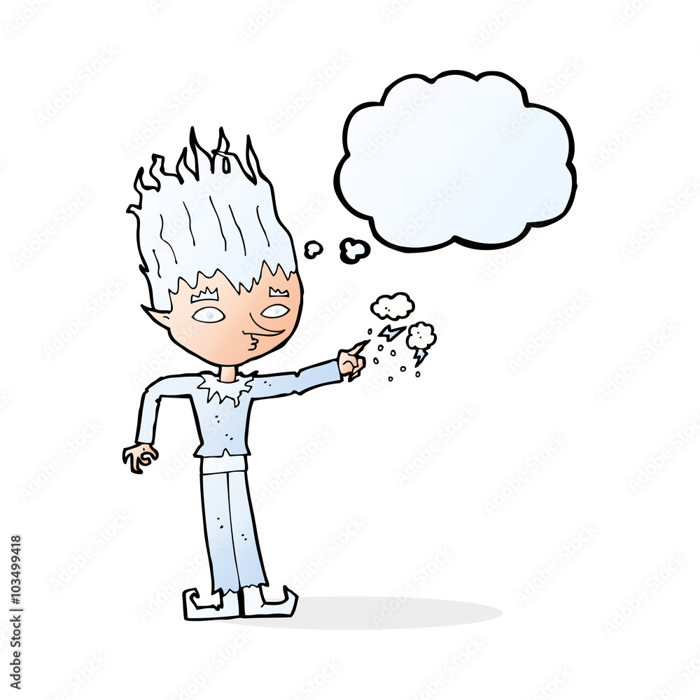 jack frost cartoon with thought bubble jack frost cartoon with thought bubble