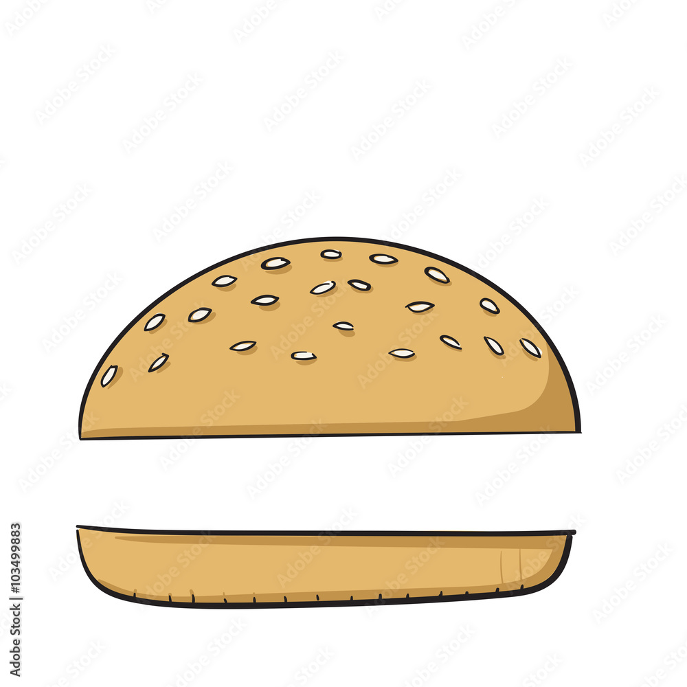 Burger bun Burger bun