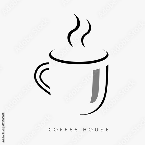 coffee cup (mug) of hot drink (tea)