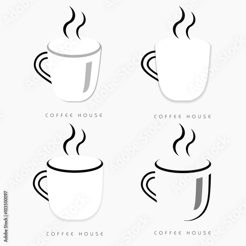 coffee cup (mug) of hot drink (tea)