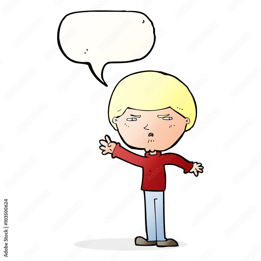 cartoon mean man with speech bubble cartoon mean man with speech bubble