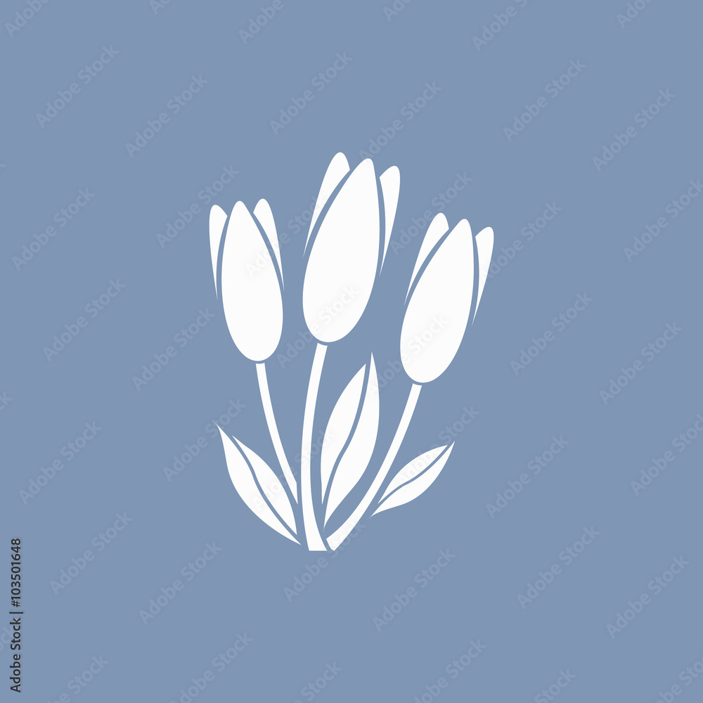 vector icon of flower vector icon of flower