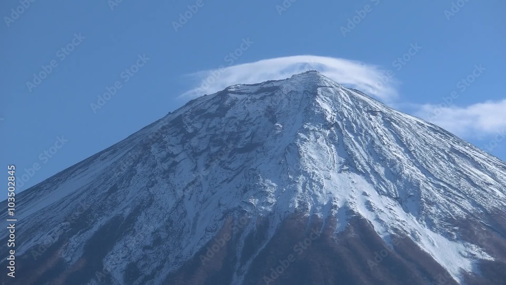 富士山山頂の雲のタイムラプス 富士山山頂の雲のタイムラプス