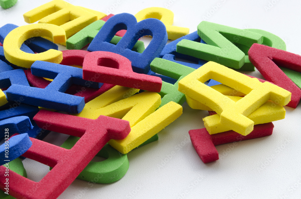 Multicolored Cyrillic letters on a light background
Multicolored Cyrillic letters on a light background