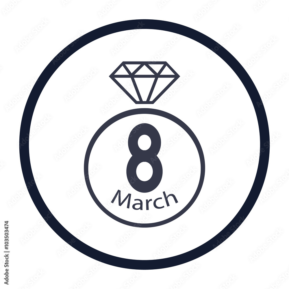 vector icon of International Women's Day vector icon of International Women's Day