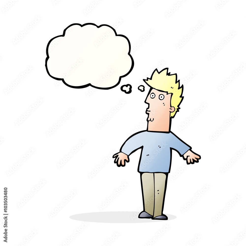 cartoon surprised man with speech bubble cartoon surprised man with speech bubble