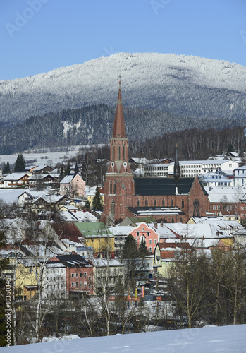 Winter im Bay.Wald -Dom des Bayerwaldes- Zwiesel unterm Falkenstein 1315m photo