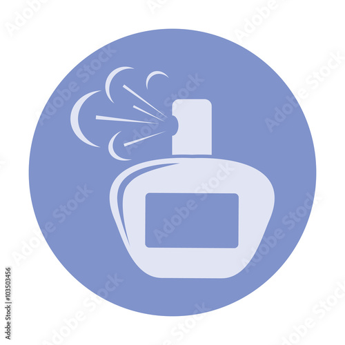 vector icon of perfume