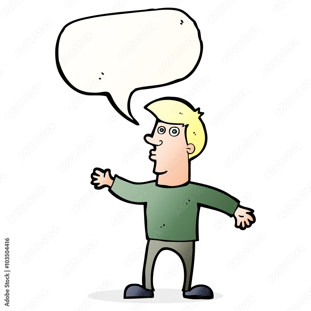 cartoon worried man with speech bubble cartoon worried man with speech bubble