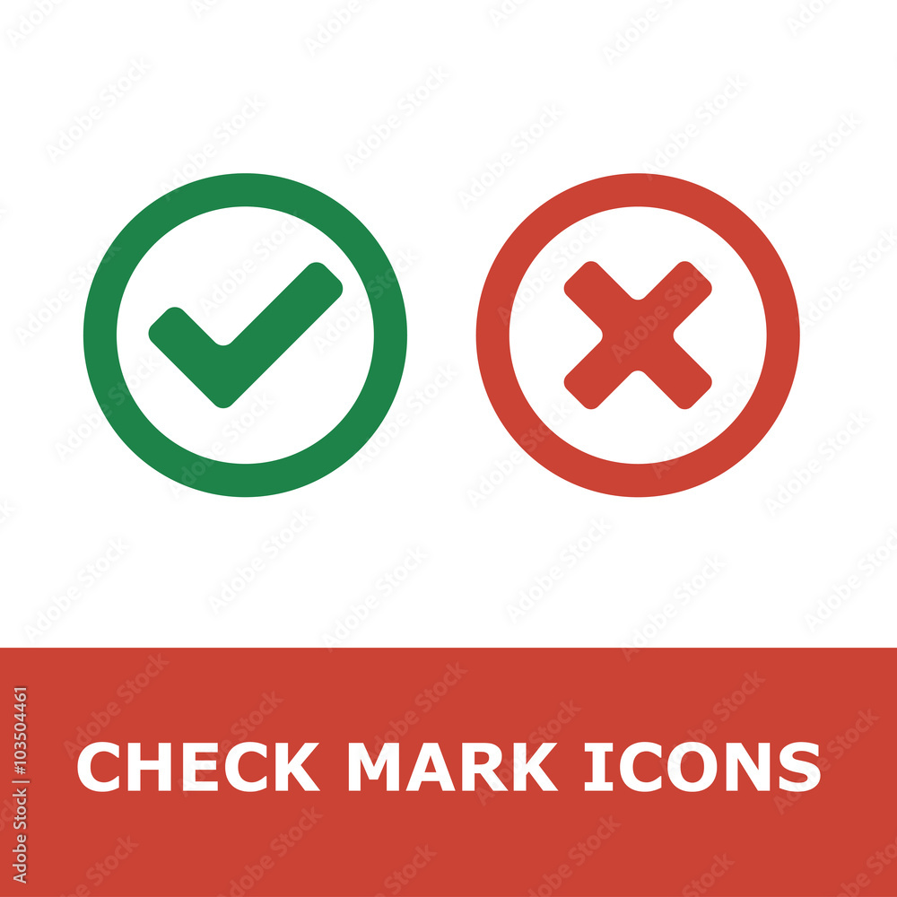 Check marks Check marks