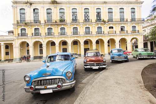 Old cars on street of Havana, Cuba