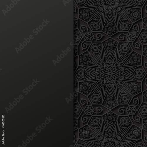 Abstract background with traditional ornament